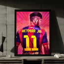 Neymar tervezési képe - több változatban