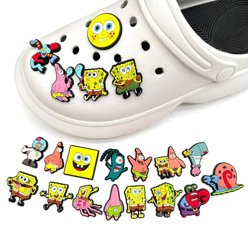 Crocs gyerek cipődíszek Spongyabob - 20 db