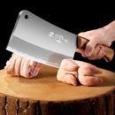 Professzionális japán rozsdamentes acélból készült húsvágó bárd