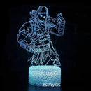 Fortnite 3D illúziós lámpa - több változatban