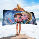 Dizájner lányok fürdőlepedője Jégvarázs - több változatban