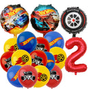 Hot Wheels születésnapi léggömbök - több változatban
