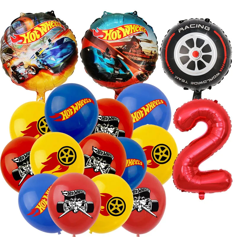 Hot Wheels születésnapi léggömbök - több változatban