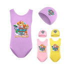 Lányok egyrészes fürdőruha és sapka Paw Patrol - több változatban