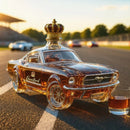 Design whiskey palack autó motívummal - több változatban