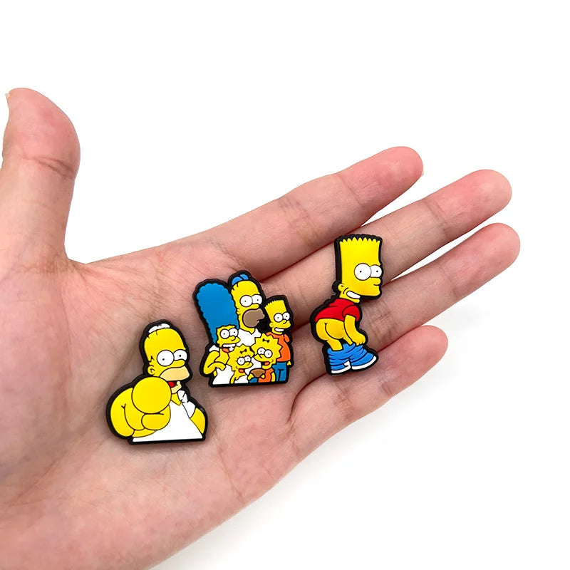 Crocs Simpsons cipődekoráció - 18 db