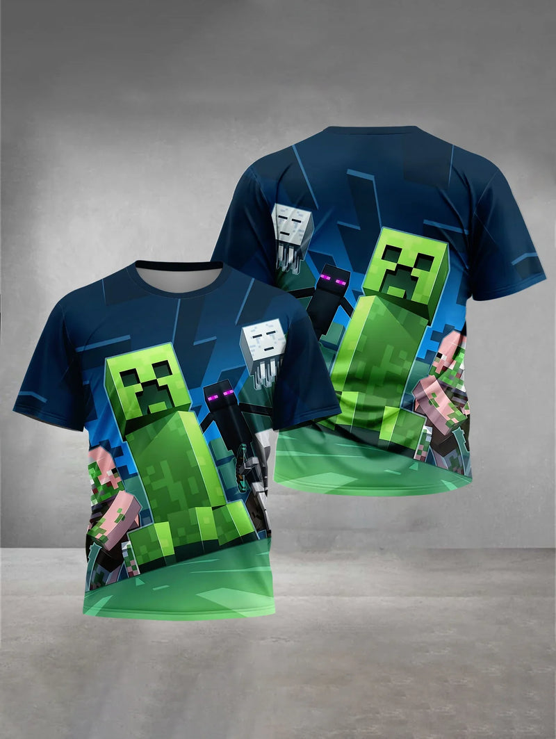 Stílusos gyerek póló Minecraft - több változatban