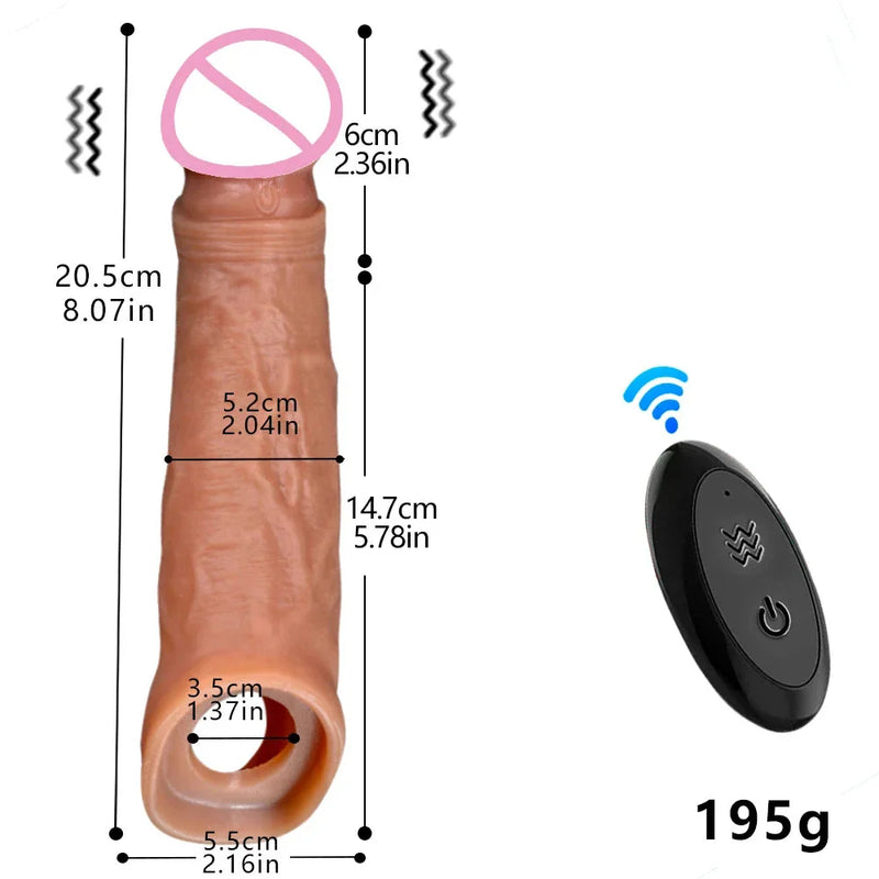 Elasztikus vibráló pénisz hüvely