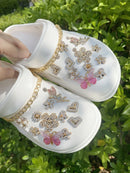 Női ékszer alakú díszek a Crocs cipőkön - több változatban