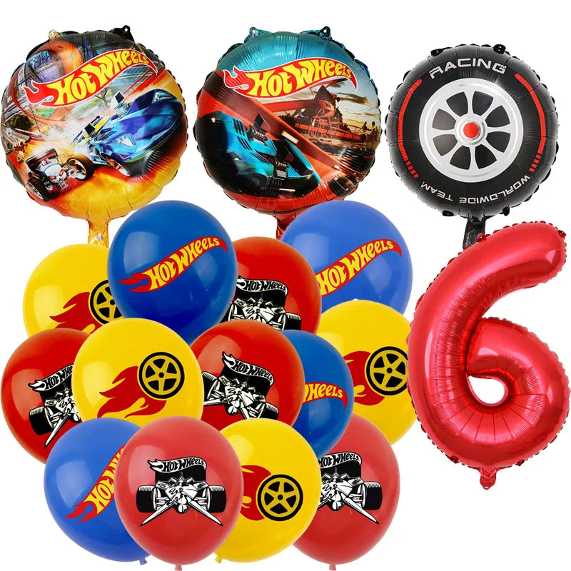 Hot Wheels születésnapi léggömbök - több változatban