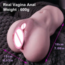 Valósághű 2in1 maszturbátor - több változatban