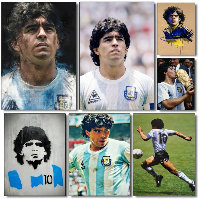 Egy labdarúgó arculata - Diego Maradona