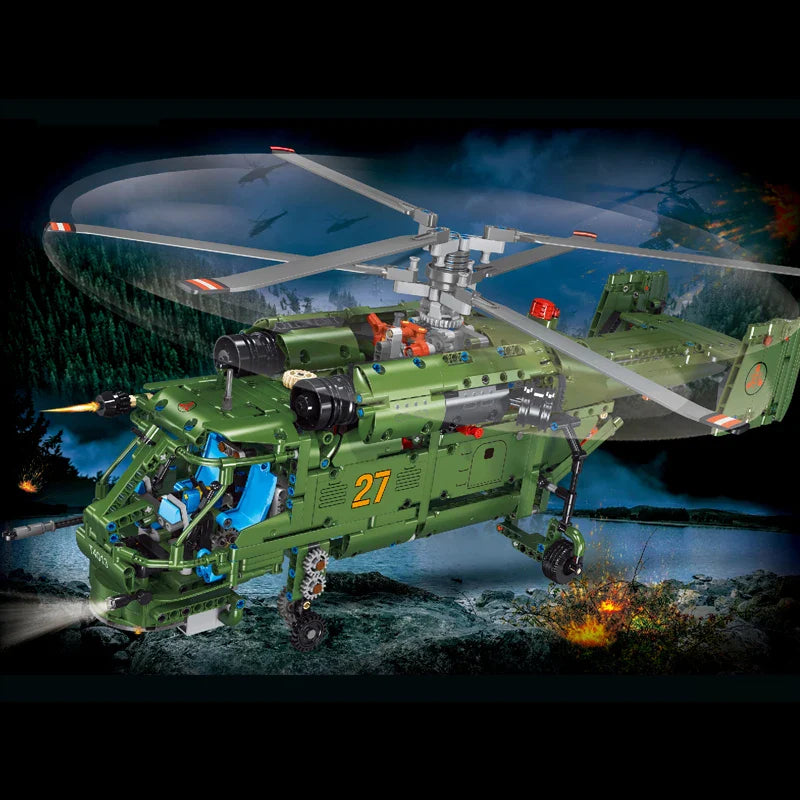 Katonai helikopter készlet