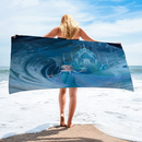 Dizájner lányok fürdőlepedője Jégvarázs - több változatban