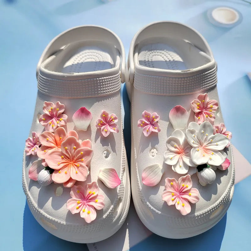 Crocs cipődíszek virág alakban - több változatban