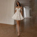 Esküvői szépség™ Rövid esküvői ruha