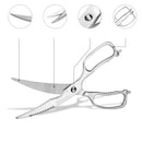 Rozsdamentes acél konyhai olló