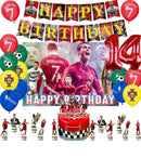 Születésnapi foci party készlet Cristiano Ronaldo lufikkal - több változatban