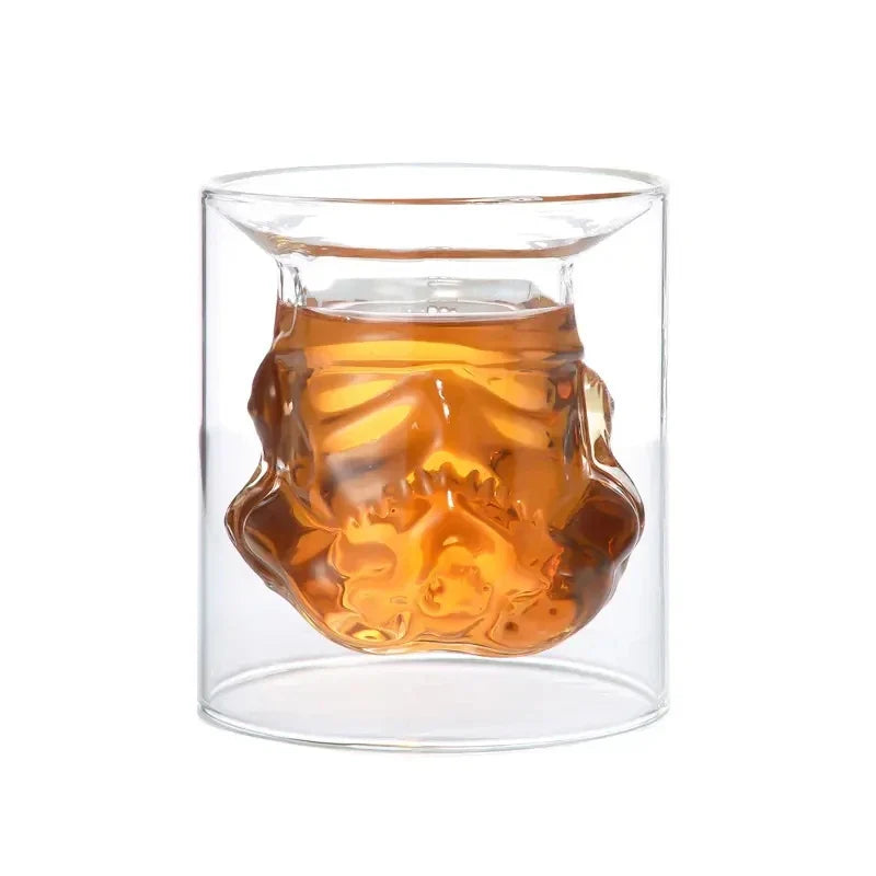 Whisky dekantáló Sta Wars Stormtrooper 750 ml - pohár és palack készlet