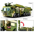 Nagy katonai autó rakétával