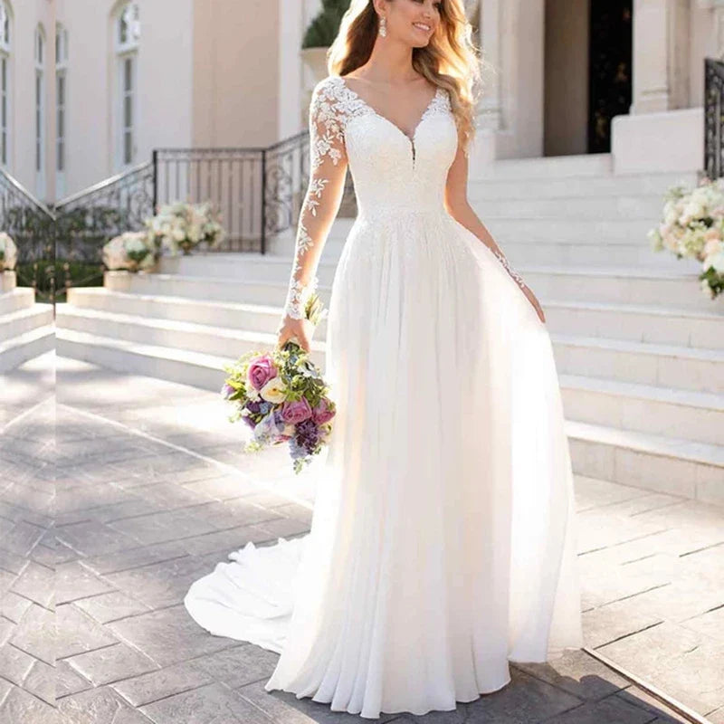 Wedding Couture™ Női hosszú esküvői ruha