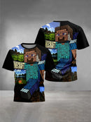 Stílusos gyerek póló Minecraft - több változatban