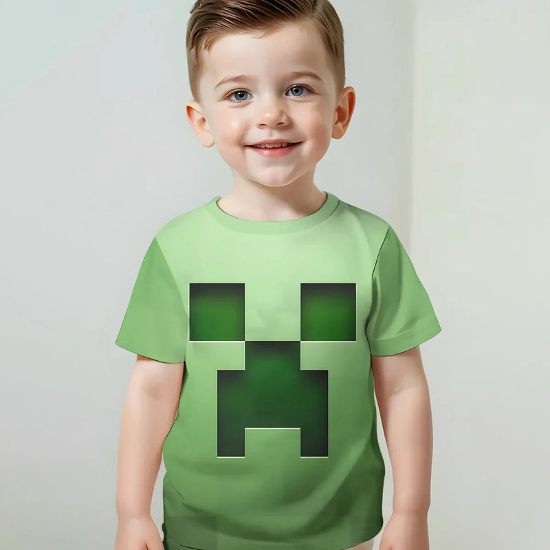 Stílusos gyerek póló Minecraft - több változatban