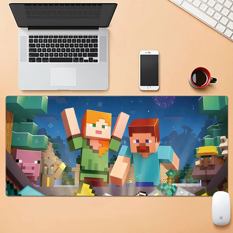 Gyermek billentyűzet és egérpad Minecraft - több változatban