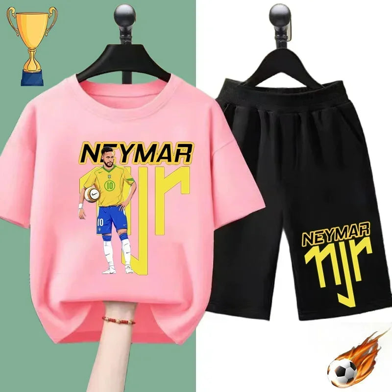 Gyerek nyári szett Neymar póló és rövidnadrág - több változatban