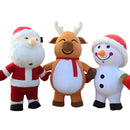 Design Jelmez Karácsony - Mikulás, rénszarvas és hóember