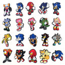 Crocs gyerek cipődíszek Sonic - 20 db