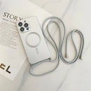 Keresztpánt tokkal iPhone 12 - 14 Pro/Pro Max készülékhez - több változatban