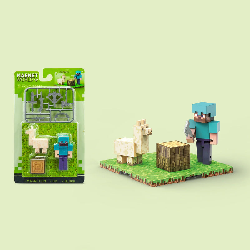 Figurák Minecraft mágneses készlethez - több változatban
