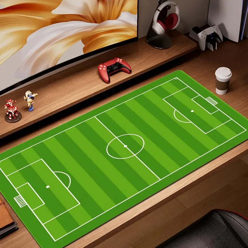 Billentyűzet és egérpad - futballpálya