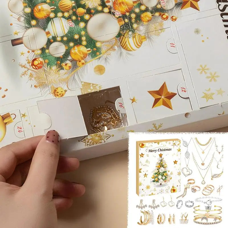 Adventi naptár ékszerekkel