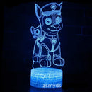 Lámpa 3D illúzióval Mancs őrjárat - több változatban