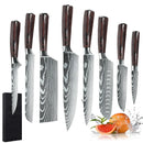 NordicSteel™ professzionális damaszkuszi acél konyhakés készlet