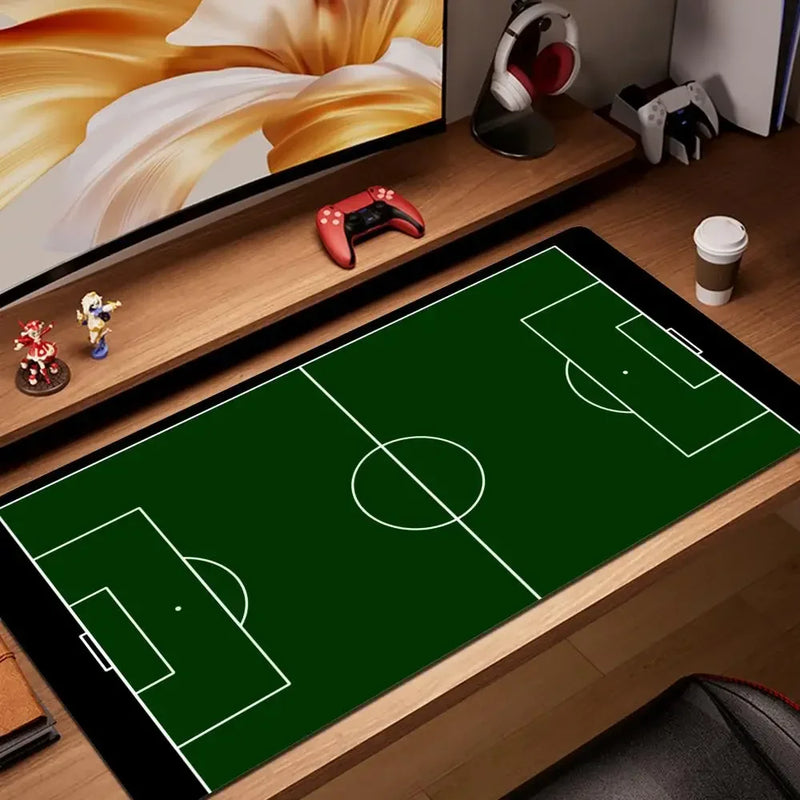 Billentyűzet és egérpad - futballpálya