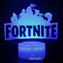 Fortnite 3D illúziós lámpa - több változatban