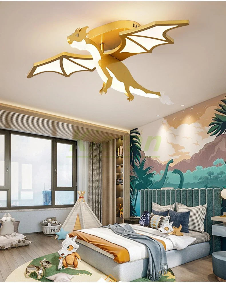 Nagy design csillár - sárkány