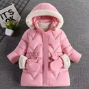 Lány télikabát szőrmével - több változatban