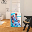 Design festmény Erling Haaland - több varint