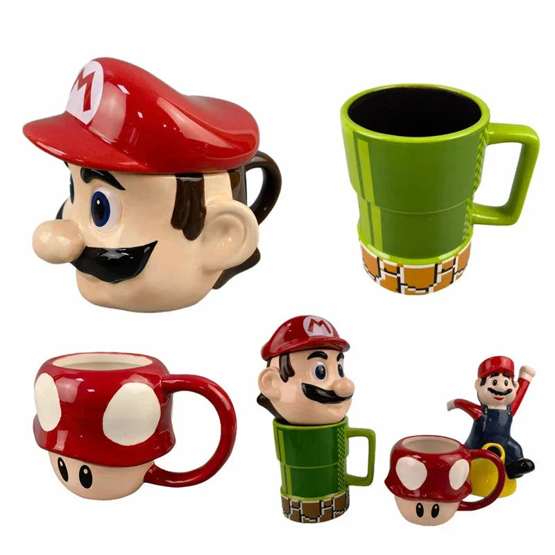Tervező 3D bögre Super Mario - több változatban