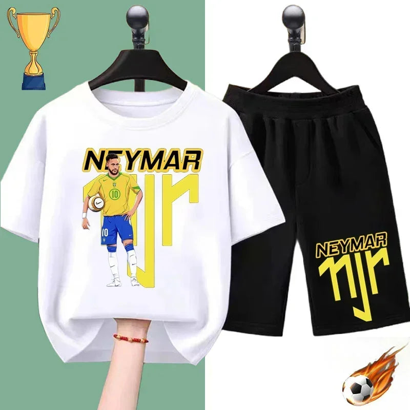 Gyerek nyári szett Neymar póló és rövidnadrág - több változatban