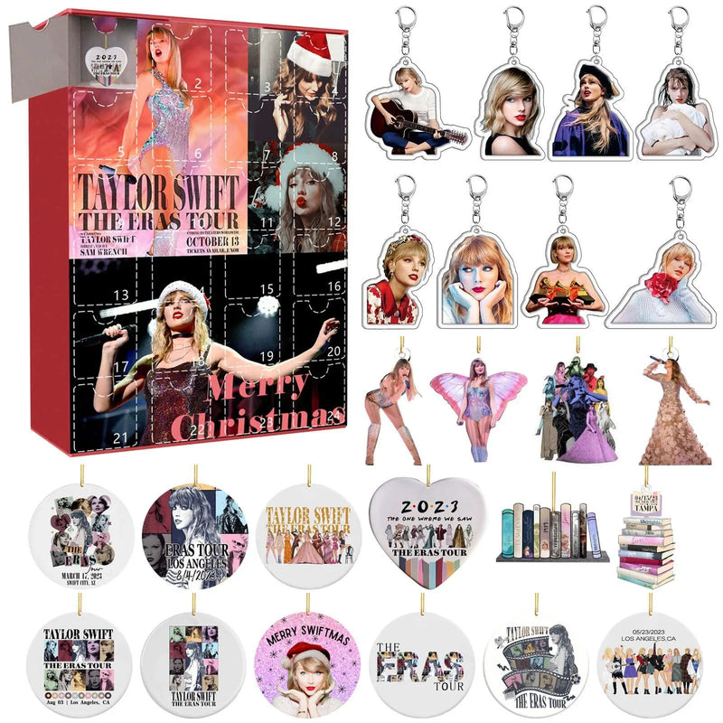 Adventi naptár karácsonyfadíszekkel - Taylor Swift