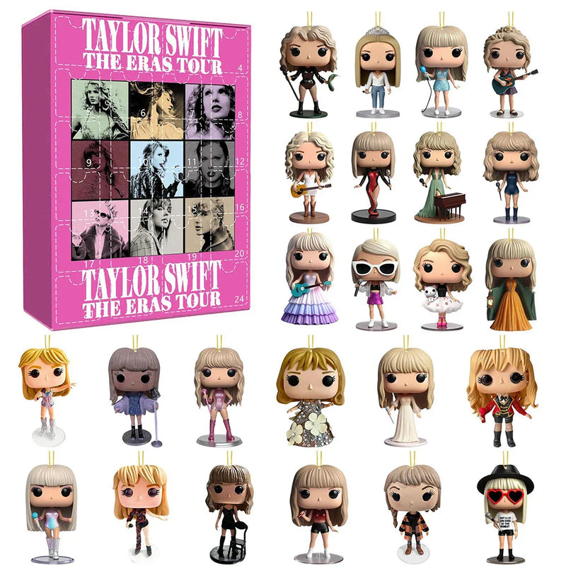 Adventi naptár fa díszekkel - Taylor Swift - több változatban