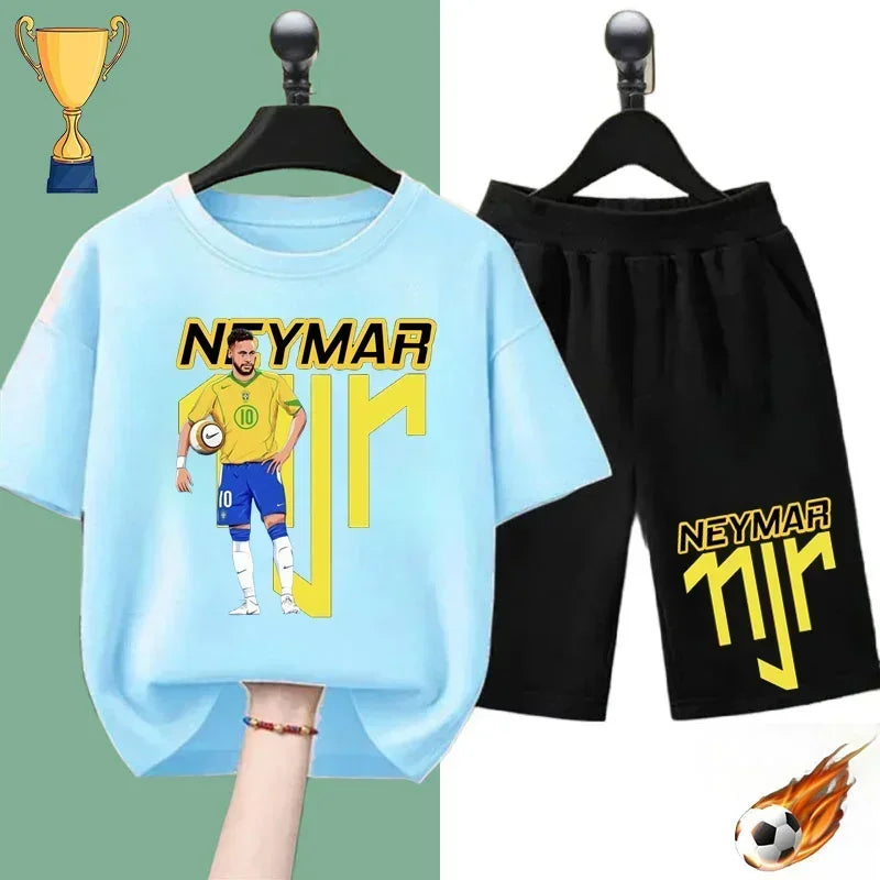 Gyerek nyári szett Neymar póló és rövidnadrág - több változatban