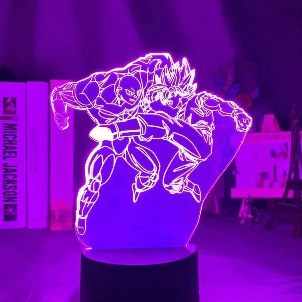 Lámpa 3D illúzióval Dragon Ball - több változatban