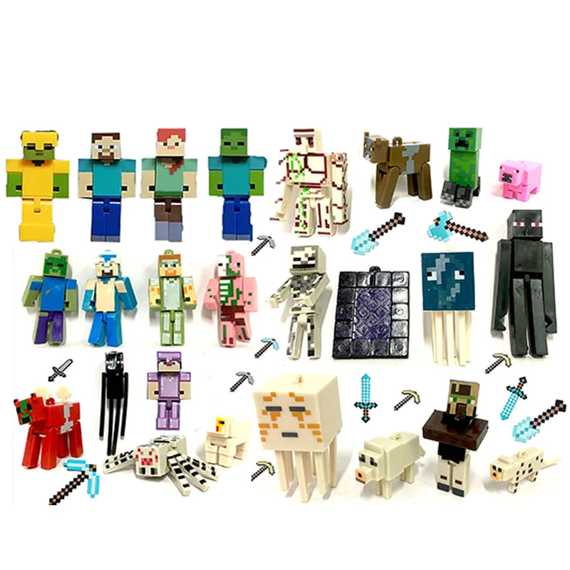 A Figura csomag és a Minecraft kártyák - több változatban