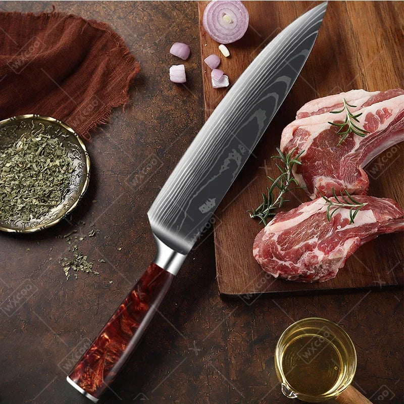 BladeArt™ konyhakések design markolattal - több változatban